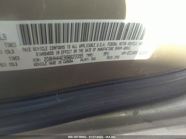 Dodge Grand Caravan Se 2009 2D8HN44E99R623395 Image 10