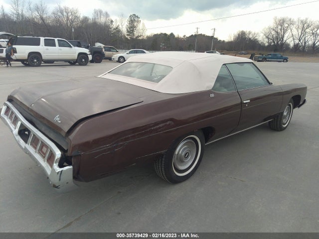 1973 CHEVROLET CAPRICE VIN: 1N67Y3S208901