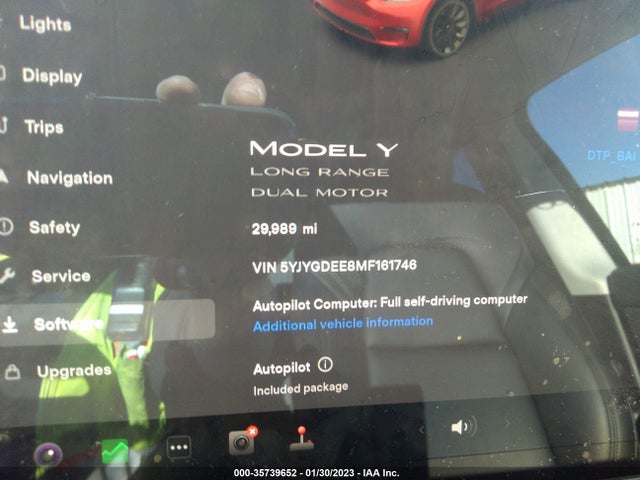 Tesla Model Y Long Range 2021 5YJYGDEE8MF161746 Image 8