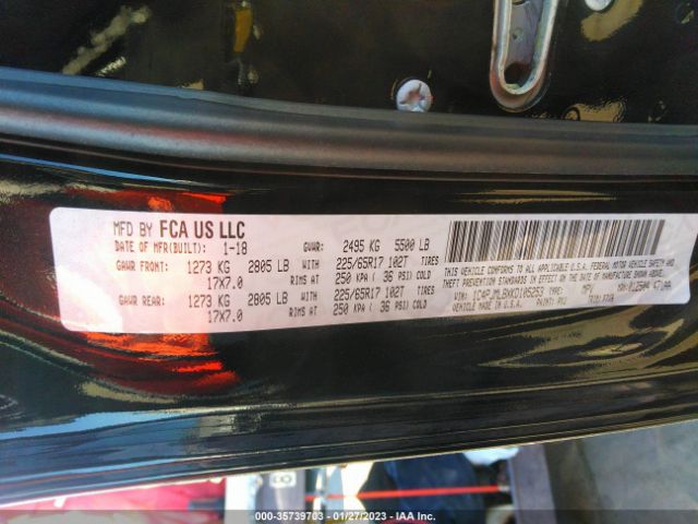 1C4PJMLBXKD105253 Jeep Cherokee Latitude Plus