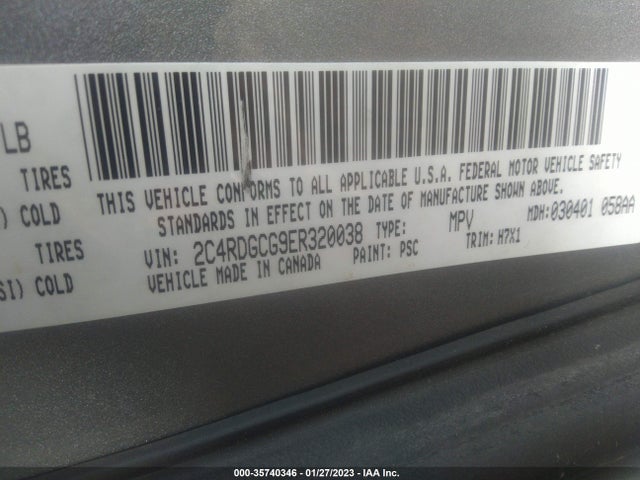 Dodge Grand Caravan Sxt 2014 2C4RDGCG9ER320038 Image 11