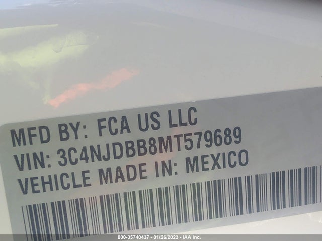 2021 Jeep Compass, VIN: 3C4NJDBB8MT579689