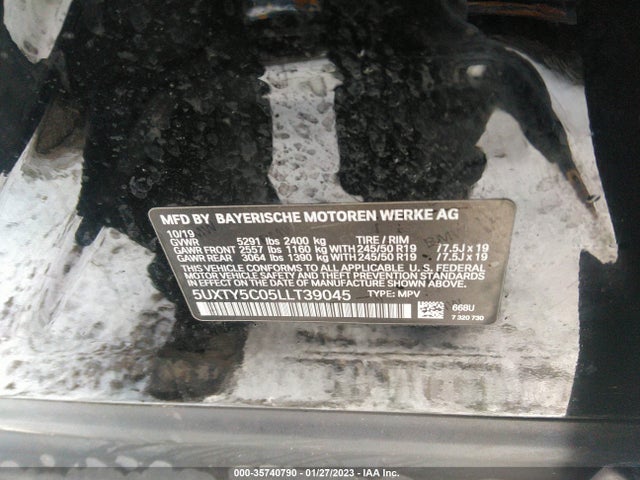 2020 BMW X3, VIN: 5UXTY5C05LLT39045
