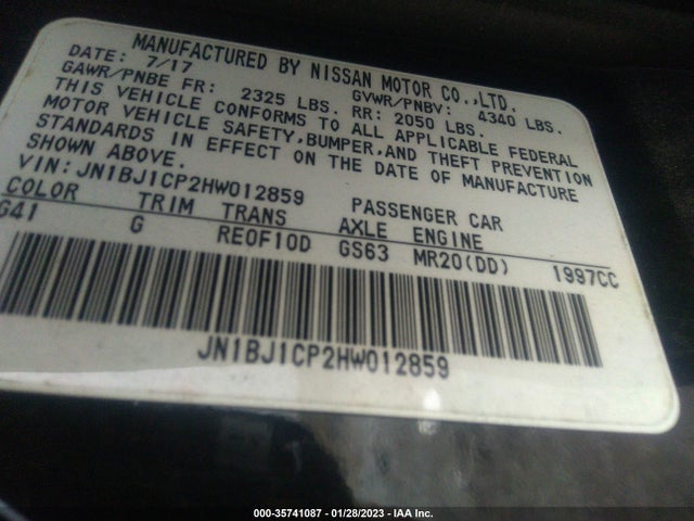 2017 Nissan Qashqai, VIN: JN1BJ1CP2HW012859