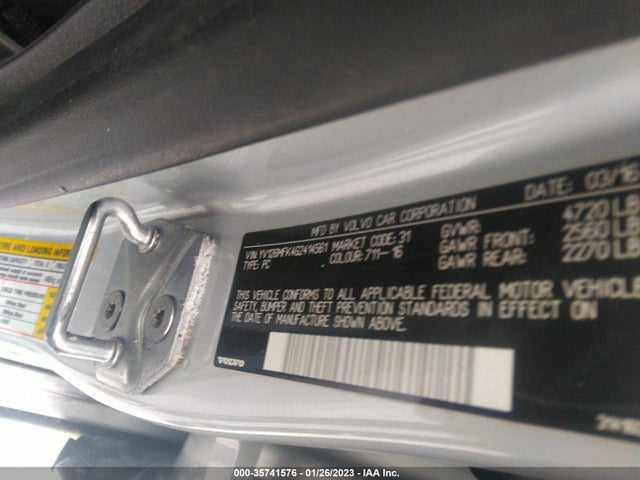 2016 Volvo S60, VIN: YV126MFK4G2414561