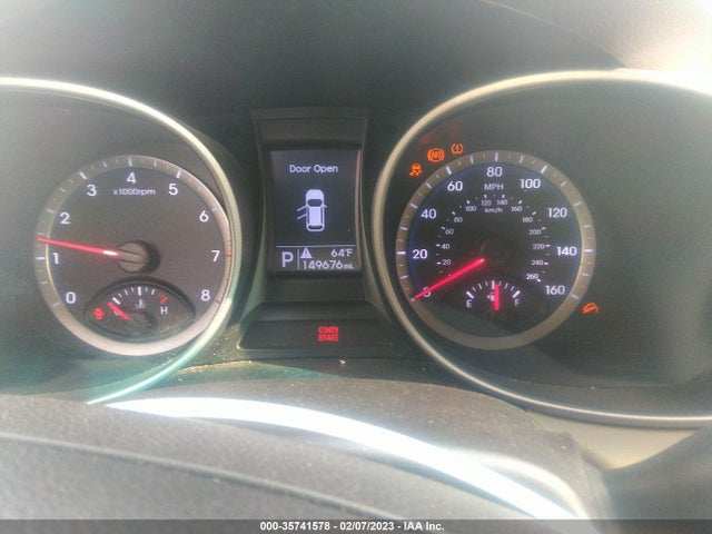2013 HYUNDAI SANTA FE GLS VIN: KM8SN4HF5DU026596