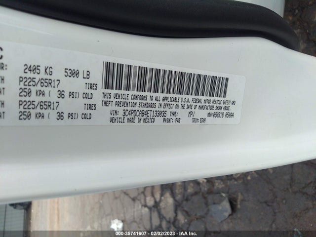 Dodge Journey American Value Pkg 2014 3C4PDCAB4ET133035 Image 9