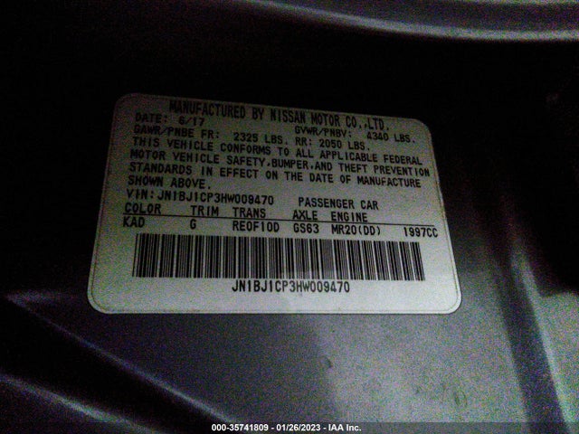 2017 Nissan Qashqai, VIN: JN1BJ1CP3HW009470