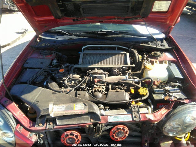 2002 SUBARU IMPREZA SEDAN WRX VIN: JF1GD29662G520659