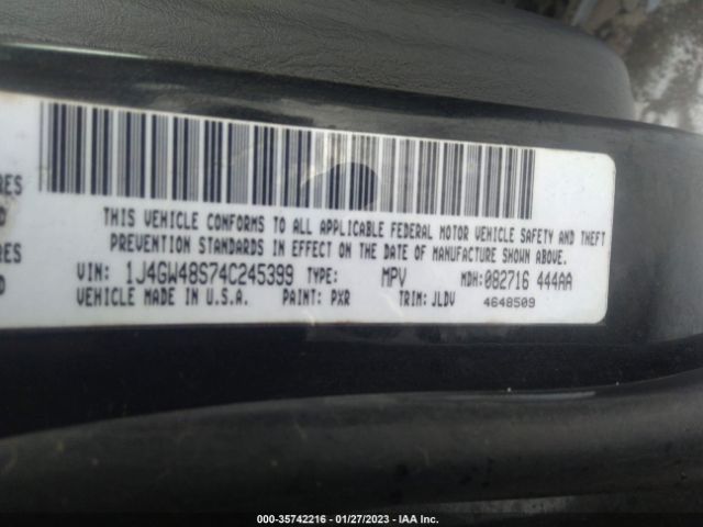 1J4GW48S74C245399 Jeep Grand Cherokee Laredo