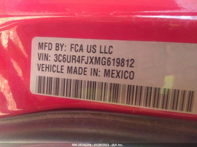 3C6UR4FJXMG619812 RAM 2500 Laramie
