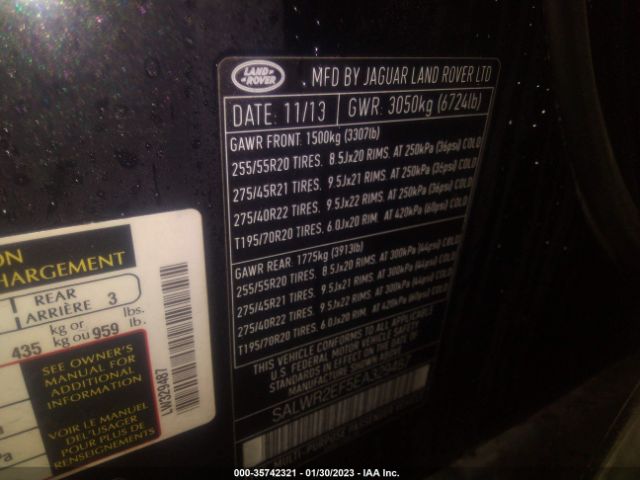 SALWR2EF5EA329487 Land Rover Range Rover Sport Supercharged