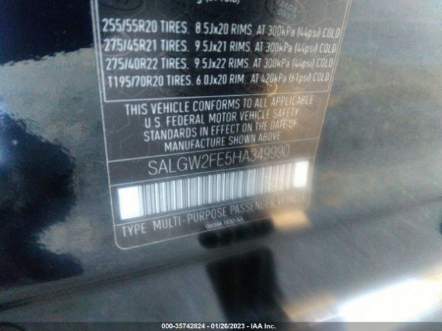SALGW2FE5HA349990 Land Rover Range Rover Sv Autobiography Dynamic
