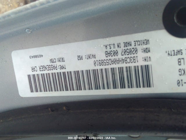 2010 DODGE CALIBER SXT VIN: 1B3CB4HA0AD558910