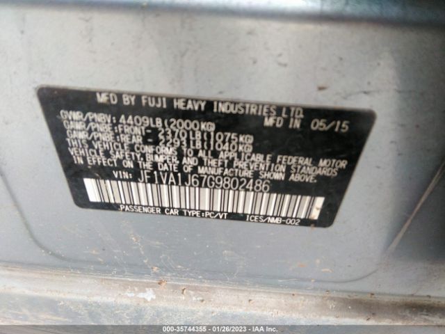 JF1VA1J67G9802486 Subaru Wrx Limited