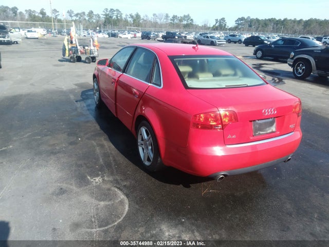 2007 AUDI A4 2.0T VIN: WAUDF78E57A106017