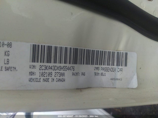 Chrysler 300 LX 2009 2C3KA43DX9H554476 Image 10