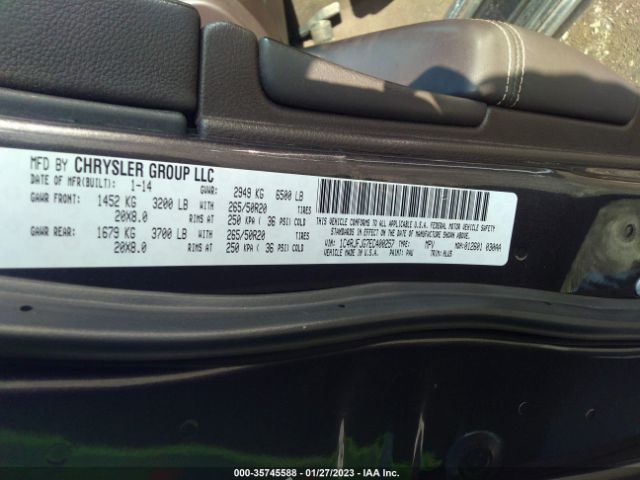 1C4RJFJG7EC400257 Jeep Grand Cherokee Summit