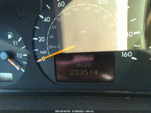 2001 MERCEDES-BENZ E-CLASS VIN: WDBJF65J81B351671