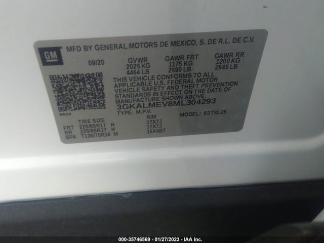 GMC Terrain Sle 2021 3GKALMEV8ML304293 Image 9
