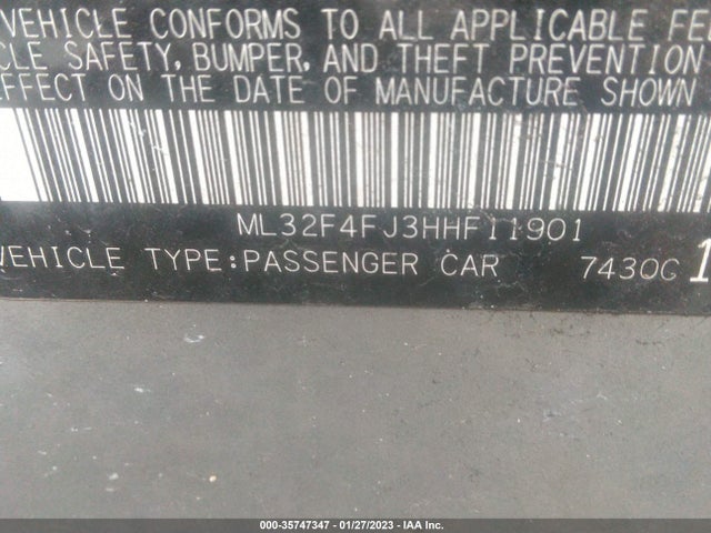 Mitsubishi Mirage G4 Se 2017 ML32F4FJ3HHF11901 Image 10