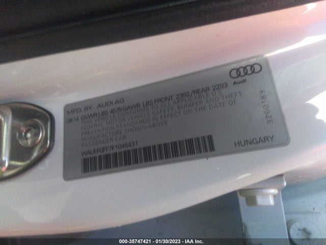 WAUEFGFF7F1045431 Audi A3 2.0t Premium Plus