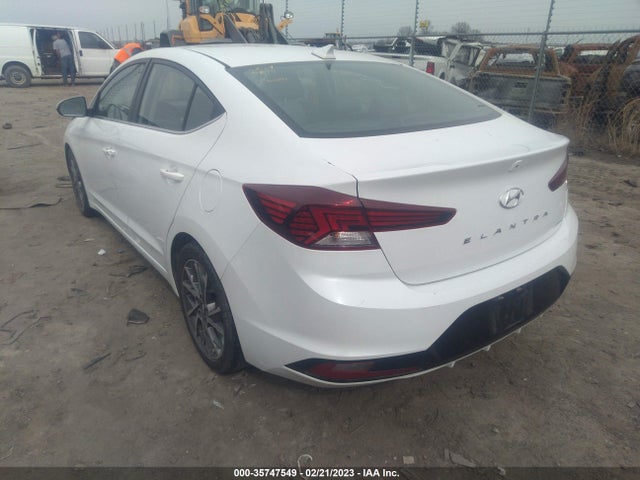 2020 HYUNDAI ELANTRA LIMITED VIN: 5NPD84LFXLH593133