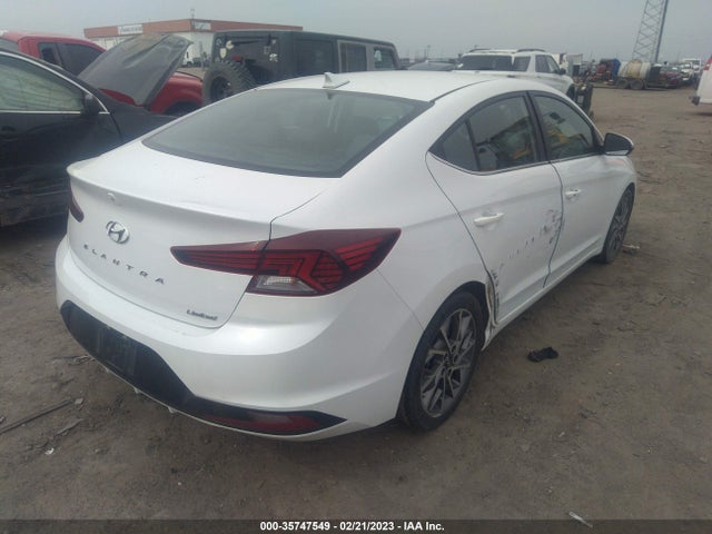 2020 HYUNDAI ELANTRA LIMITED VIN: 5NPD84LFXLH593133