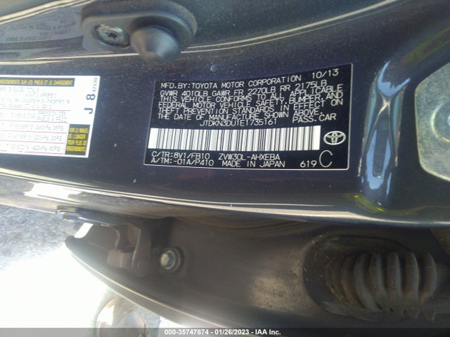 Toyota Prius 2014 JTDKN3DU1E1735161 Image 11