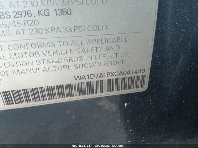 Audi Q5 Premium Plus 2016 WA1D7AFPXGA041449 Image 9