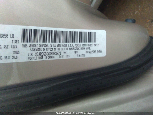 Dodge Grand Caravan Se 2013 2C4RDGBGXDR693279 Image 9