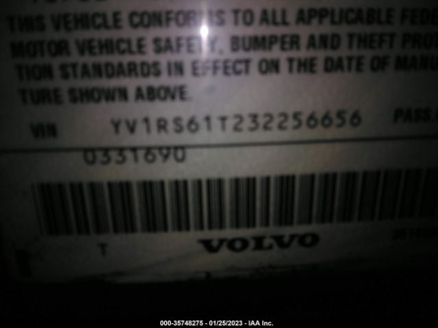 YV1RS61T232256656 Volvo S60 2.4l