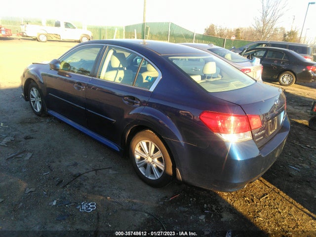 2011 SUBARU LEGACY 2.5I PREM VIN: 4S3BMBB66B3255375