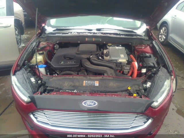 2013 FORD FUSION SE HYBRID VIN: 3FA6P0LU8DR206604
