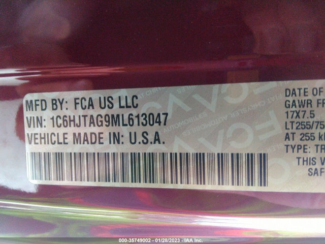 Jeep Gladiator Willys 2021 1C6HJTAG9ML613047 Image 11