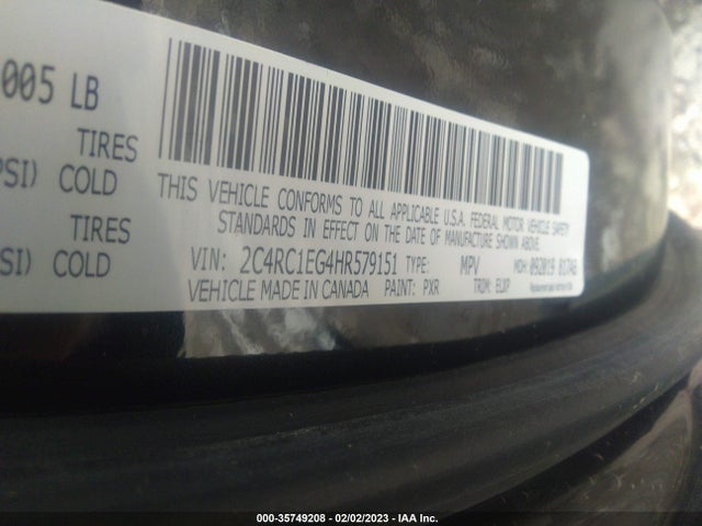 Chrysler Pacifica 2017 2C4RC1EG4HR579151 Image 10