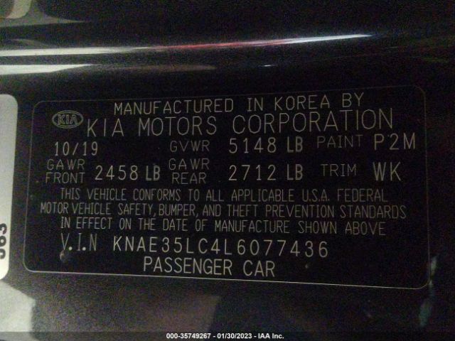 KNAE35LC4L6077436 KIA STINGER GT