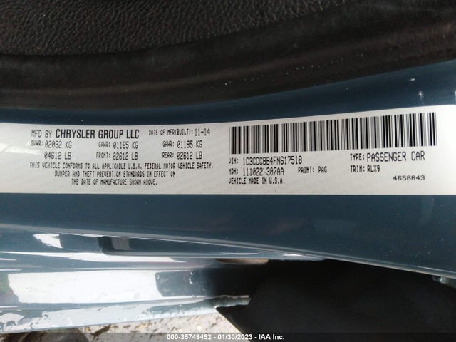 Chrysler 200 S 2015 1C3CCCBB4FN617518 Image 9