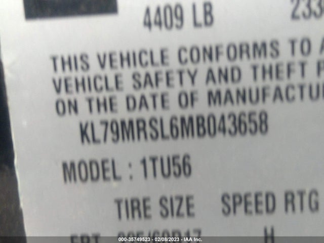 Chevrolet Trailblazer Lt 2021 KL79MRSL6MB043658 Image 9