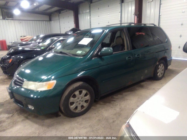 2002 HONDA ODYSSEY EX-L W/DVD/LEATHER VIN: 2HKRL18012H501350