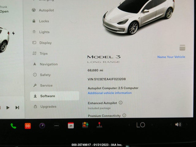 Tesla Model 3 Range Battery 2018 5YJ3E1EA4JF023208 Image 8