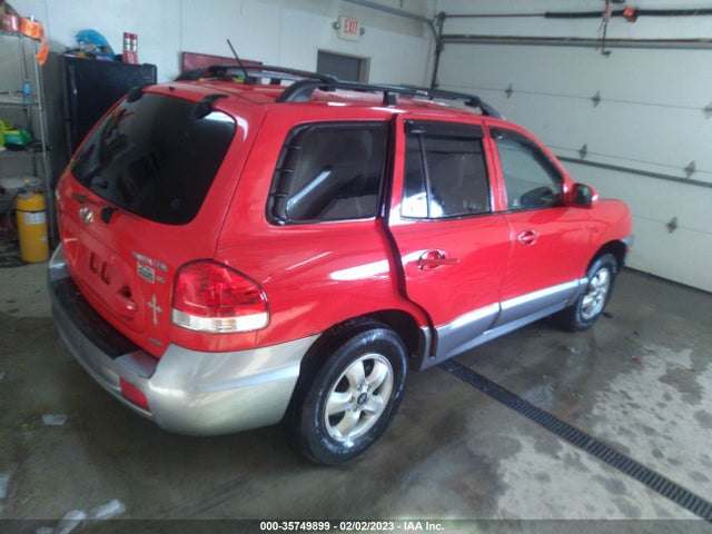 2005 HYUNDAI SANTA FE GLS VIN: KM8SC73D45U876072