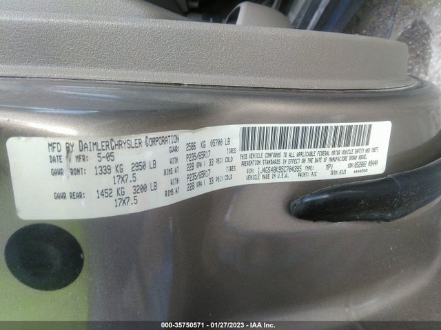 Jeep Grand Cherokee Laredo 2005 1J4GS48K95C704395 Image 10