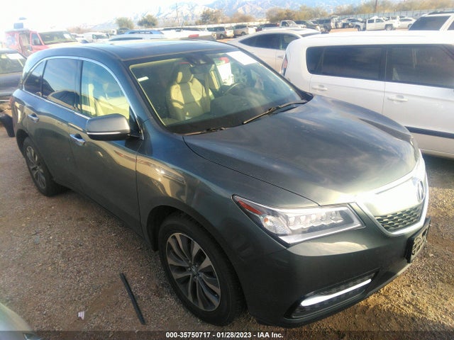 35750717 :رقم المزاد ، 5FRYD4H43GB026401 vin ، 2016 Acura Mdx W/tech/w/tech مزاد بيع