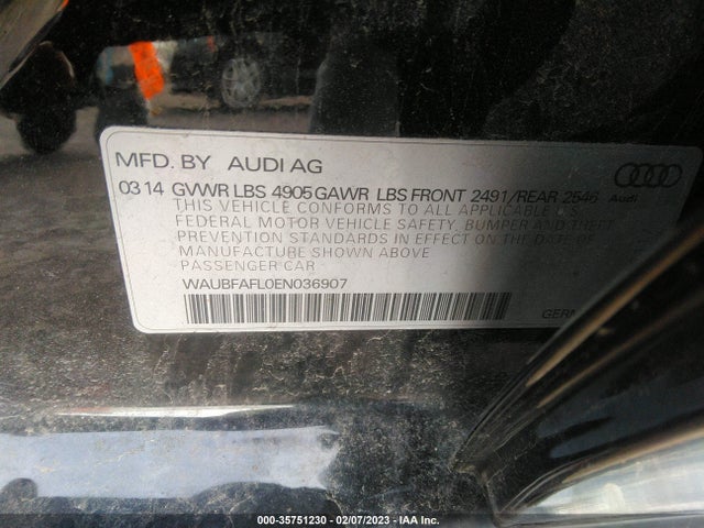 WAUBFAFL0EN036907 Audi A4 PREMIUM