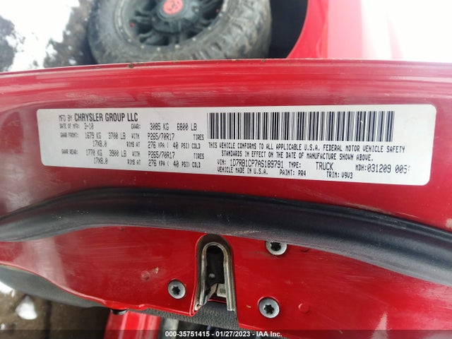 Dodge Ram 1500 St 2010 1D7RB1CP7AS189791 Image 10