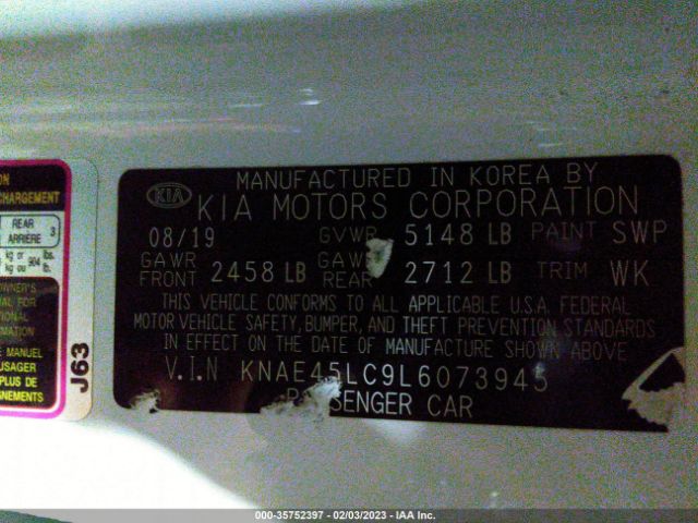 KNAE45LC9L6073945 KIA Stinger Gt1