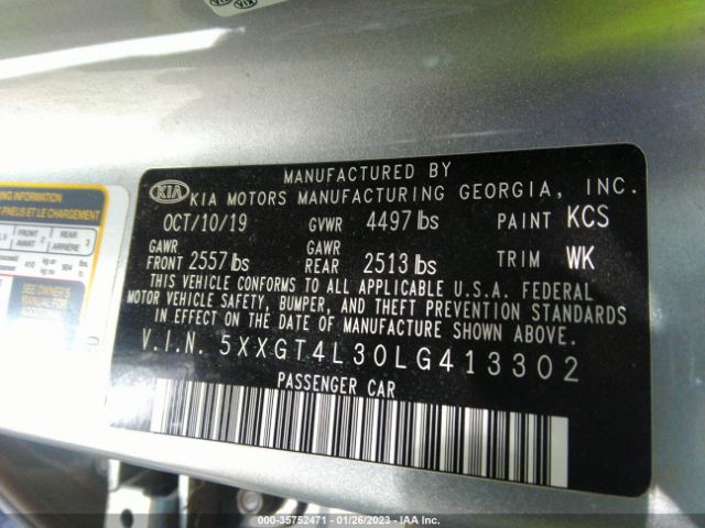 5XXGT4L30LG413302 KIA Optima Lx