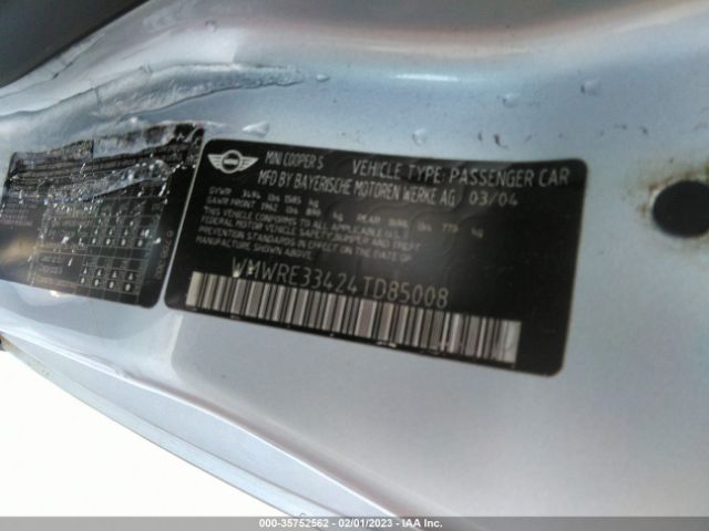 WMWRE33424TD85008 Mini Cooper Hardtop S