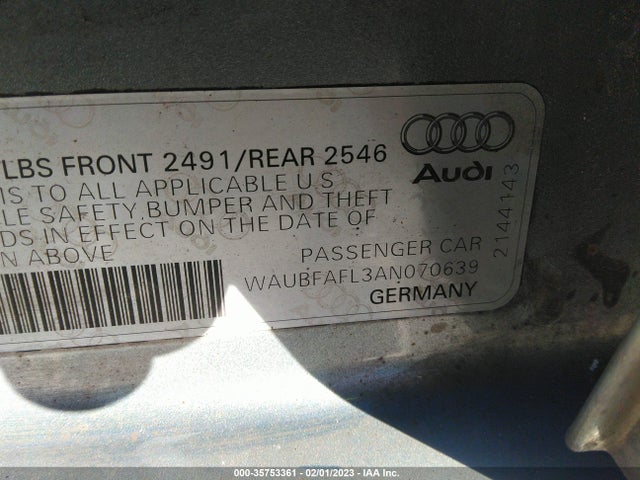 Audi A4 2.0t Premium 2010 WAUBFAFL3AN070639 Image 10